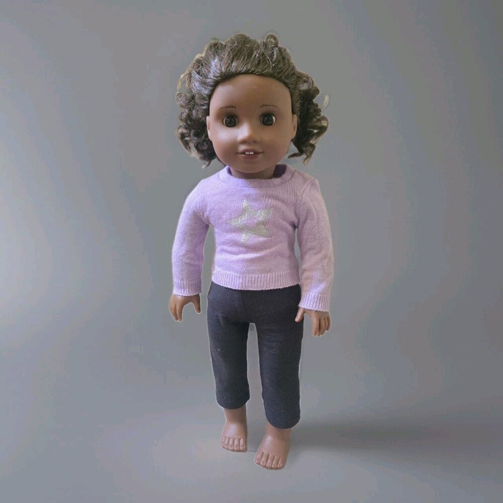 18" American Girl Doll 2017 GOTY Gabriela McBride: Curly Dark Hair, Truly Me #46